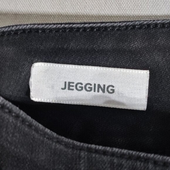 Torrid Denim women's size 12S dark grey jeggings ankle crop stretchy high rise - Picture 7 of 14